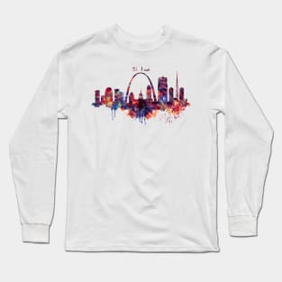 St Louis Skyline Long Sleeve T-Shirt